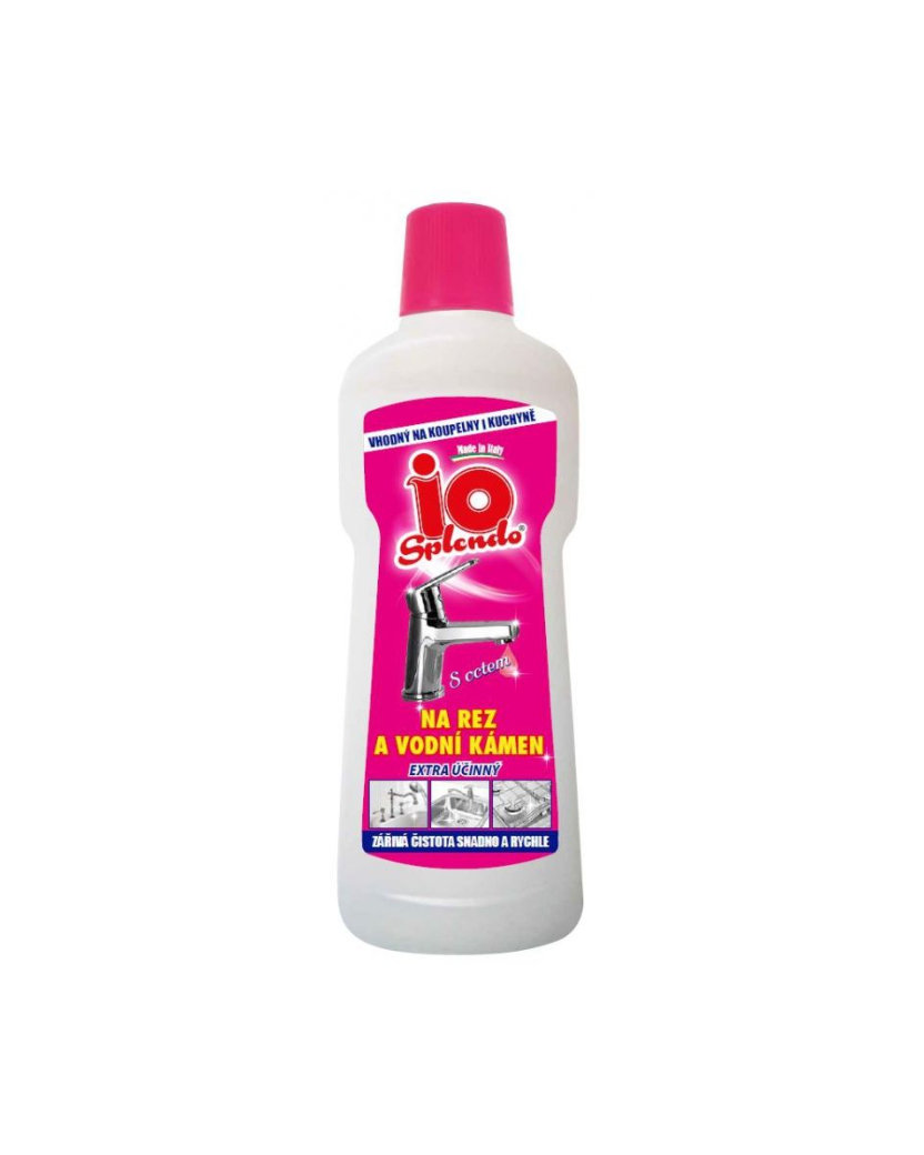 IO Splendo Čistiaci prostriedok na hrdzu a vodný kameň s octom 750 ml