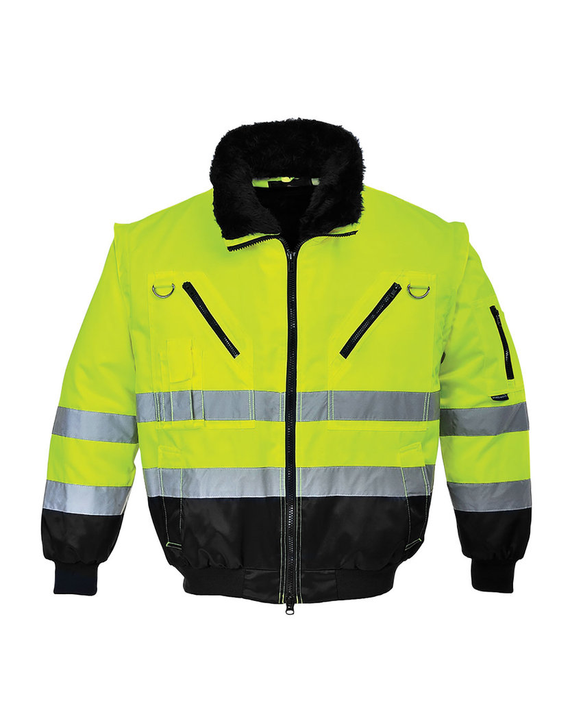 Portwest PJ50 Hi-Vis Pilot Bunda 3 v 1