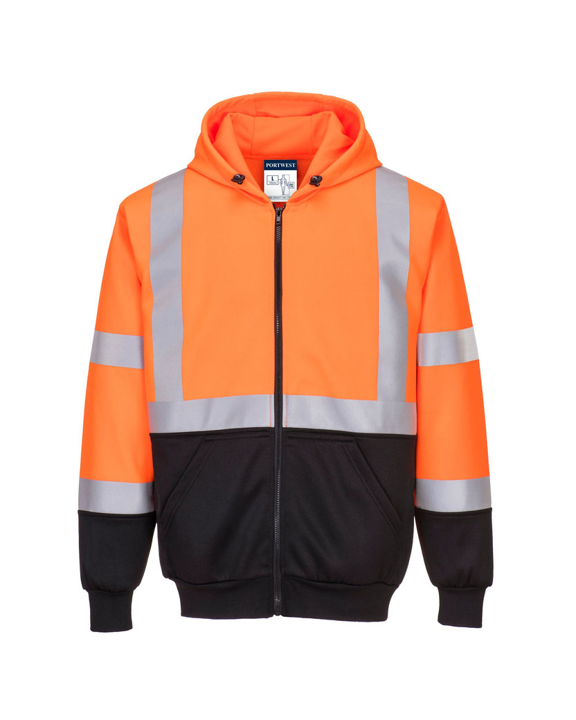 Portwest B315 Reflexná mikina s kapucňou