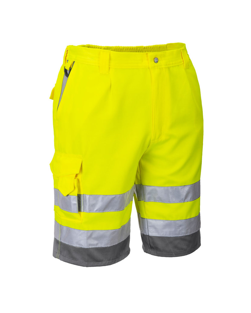 Portwest E043 Hi-Vis Reflexné krátke nohavice