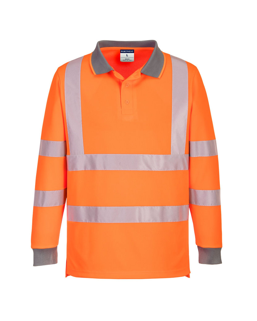 Portwest EC11 Eco Hi-Vis L/S Reflexná polokošeľa (6 ks v balení)