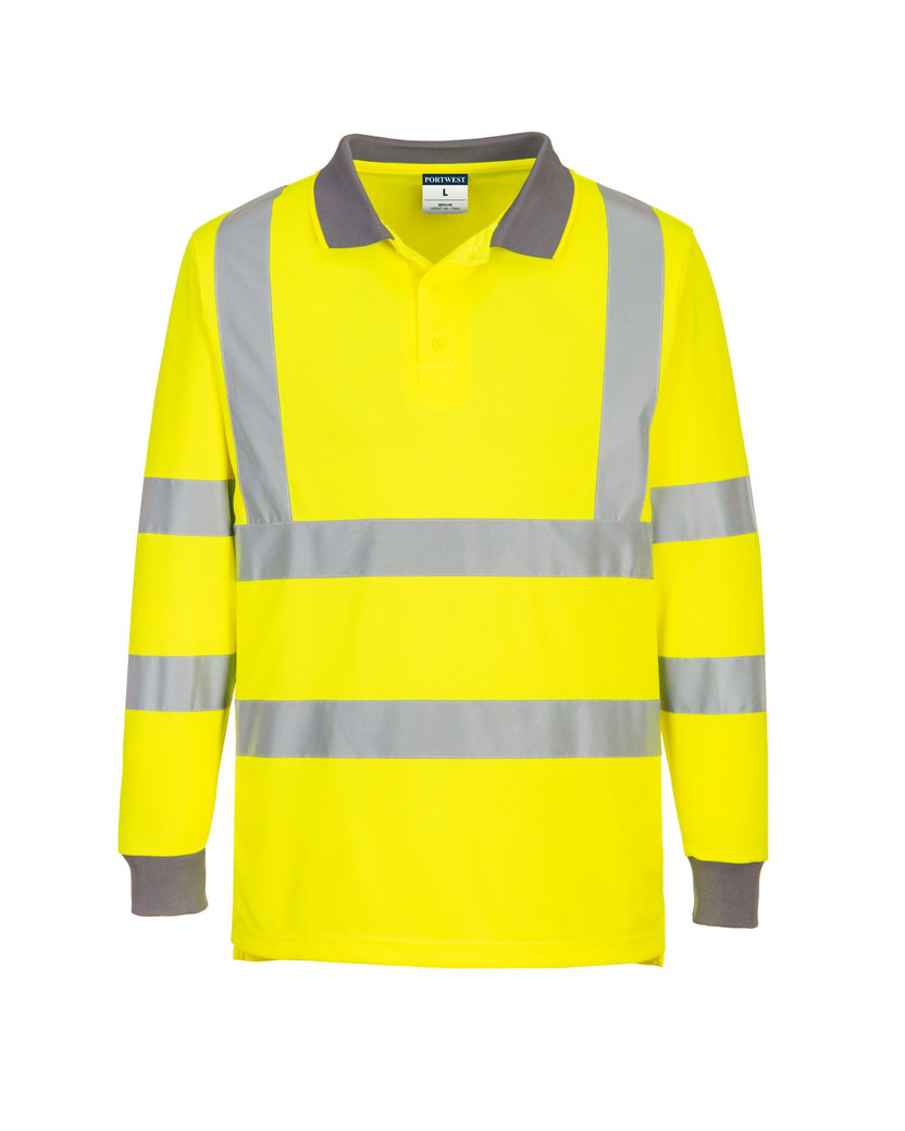 Portwest EC11 Eco Hi-Vis L/S Reflexná polokošeľa (6 ks v balení)