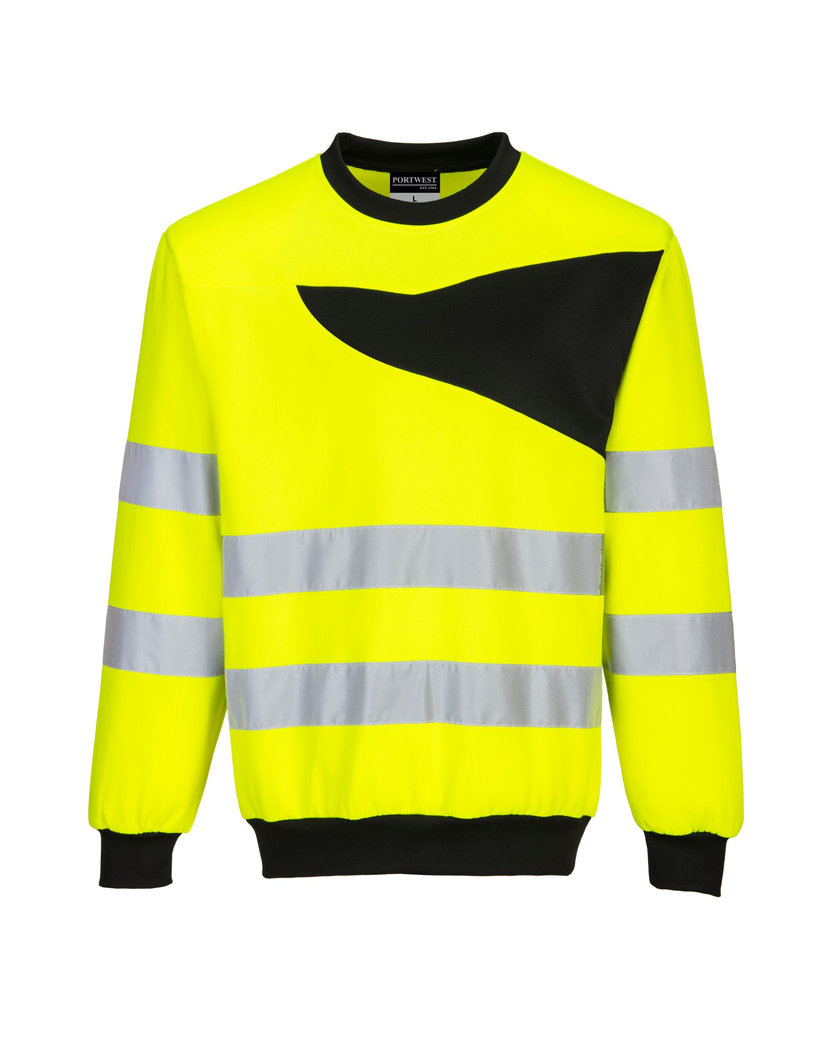 Portwest PW277 PW3 Crew Hi-Vis Reflexná mikina