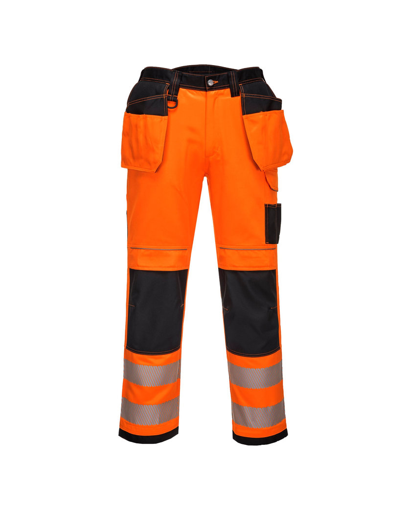 Portwest T501 PW3 Hi-Vis Reflexné pracovné nohavice
