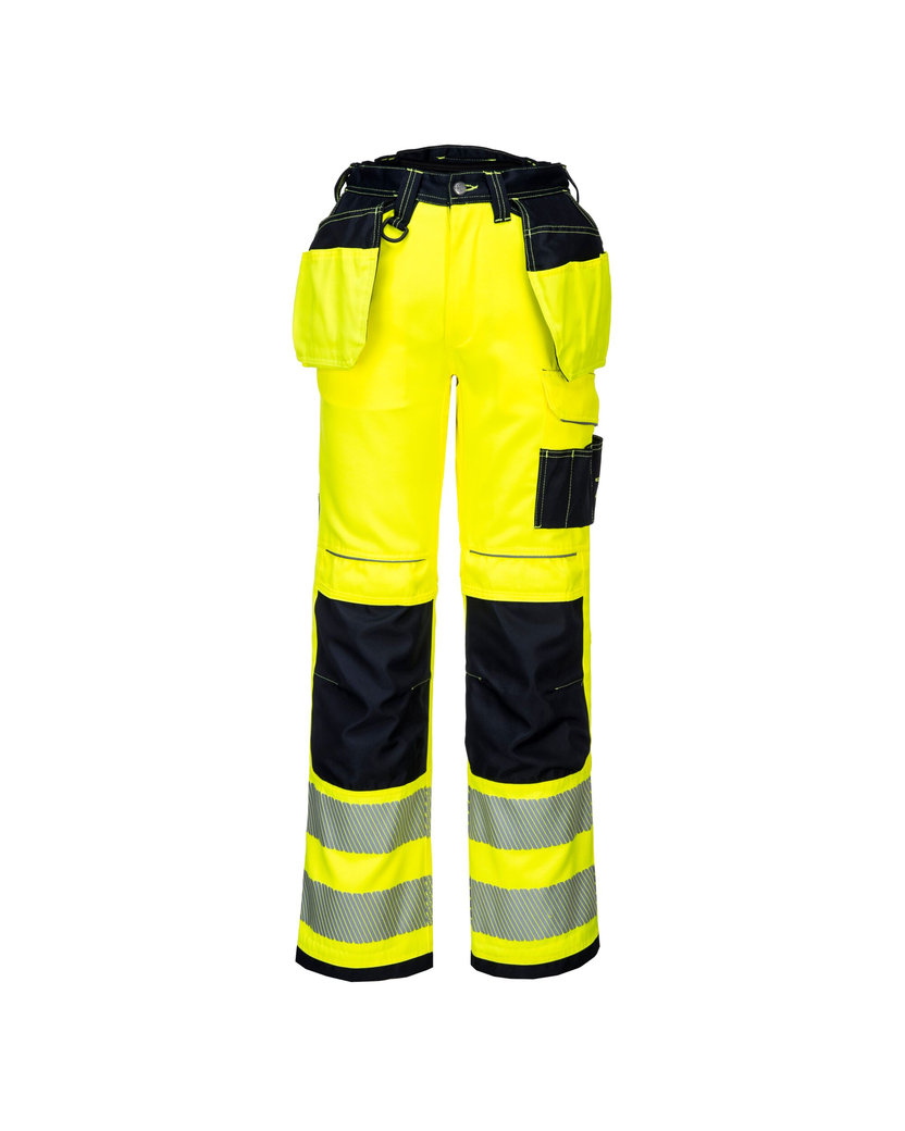 Portwest T501 PW3 Hi-Vis Reflexné pracovné nohavice
