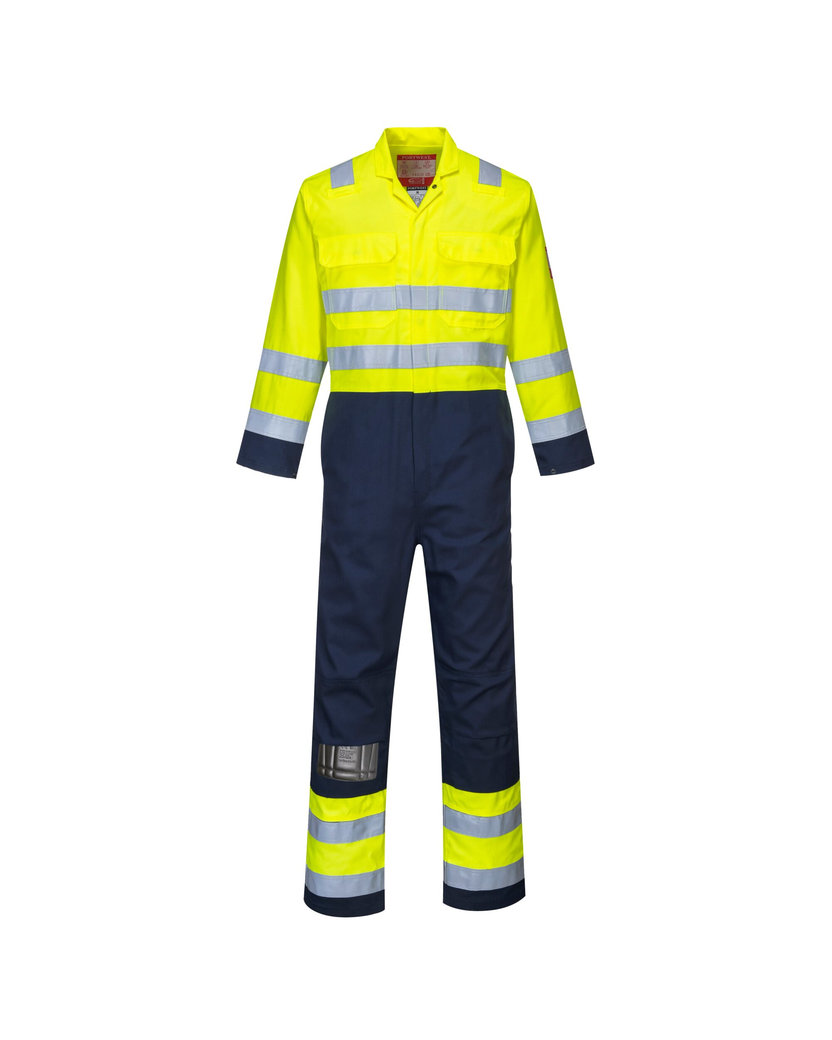 Portwest BIZ7 Hi-Vis Nehorľavá antistatická reflexná kombinéza