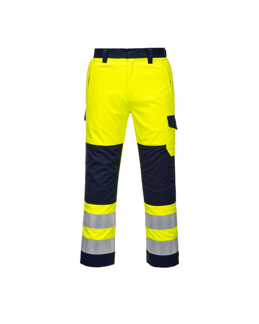 Portwest MV46 Hi-Vis Modaflame Nehorľavé reflexné nohavice