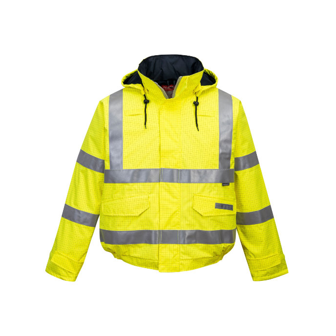 Portwest S773 Bizflame Rain Hi-Vis Nehorľavá antistatická reflexná bunda