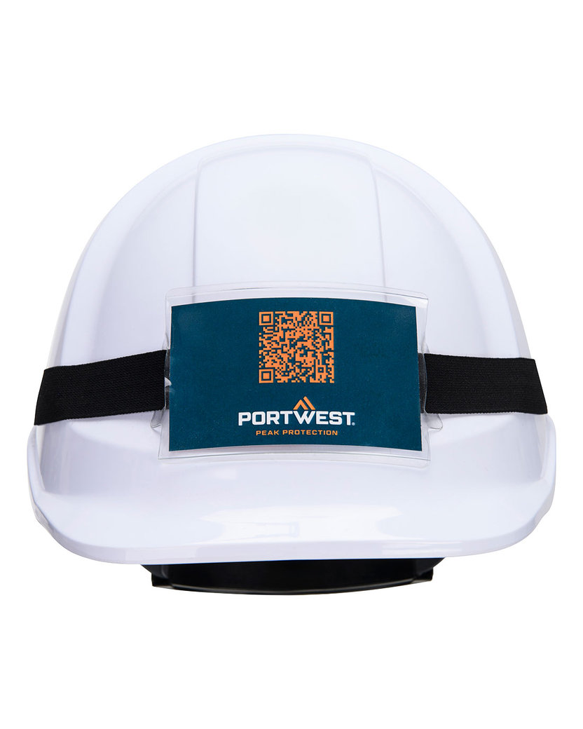 Portwest PA40 Univerzálny držiak ID karty na prilbu
