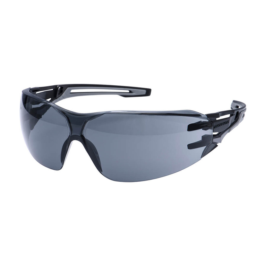 Portwest PR01 Anthracite Wraparound Ochranné okuliare