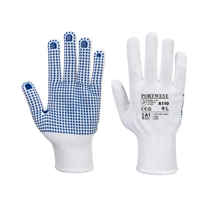 Portwest A110 Polka Dot Pracovné rukavice 12 párov