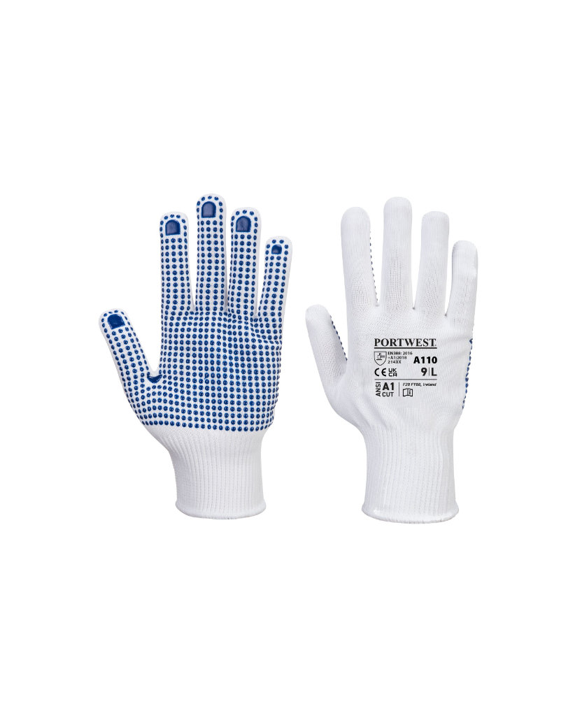 Portwest A110 Polka Dot Pracovné rukavice 12 párov