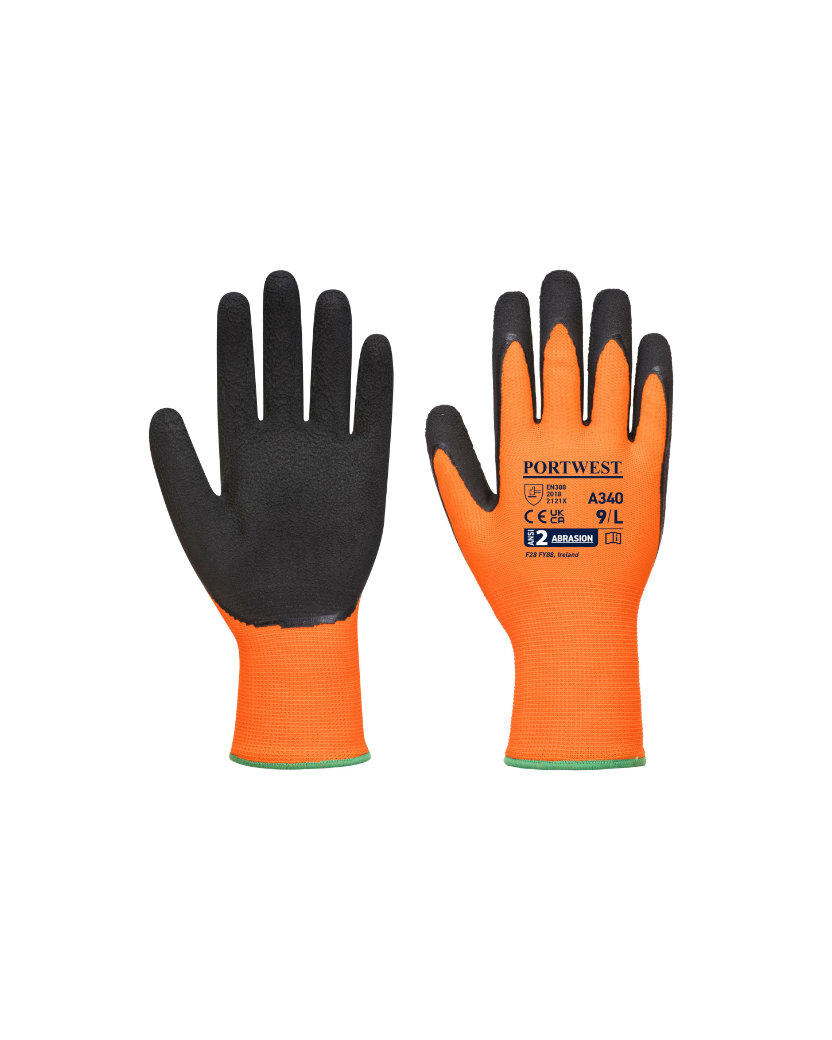 Portwest A340 Hi-Vis Grip Pracovné rukavice 12 párov