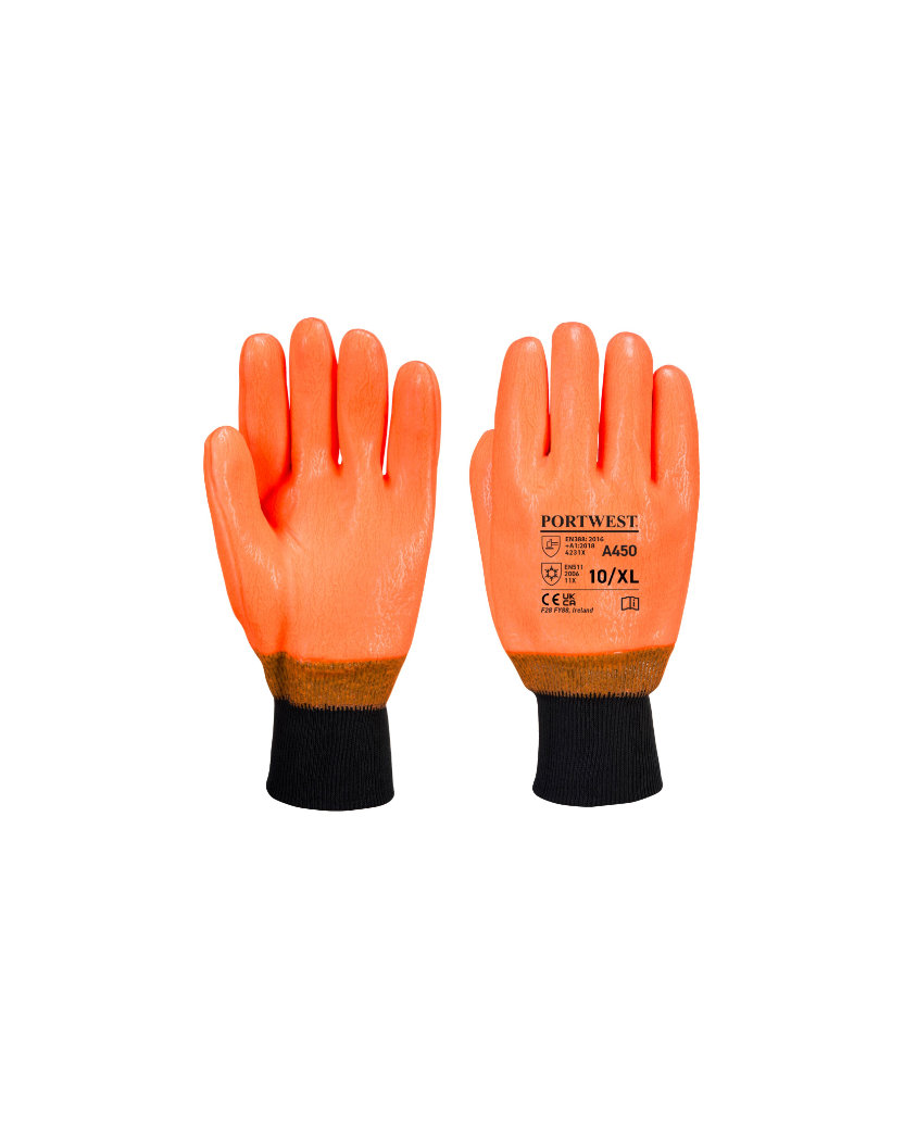 Portwest A450 Hi-Vis Vodeodolné rukavice