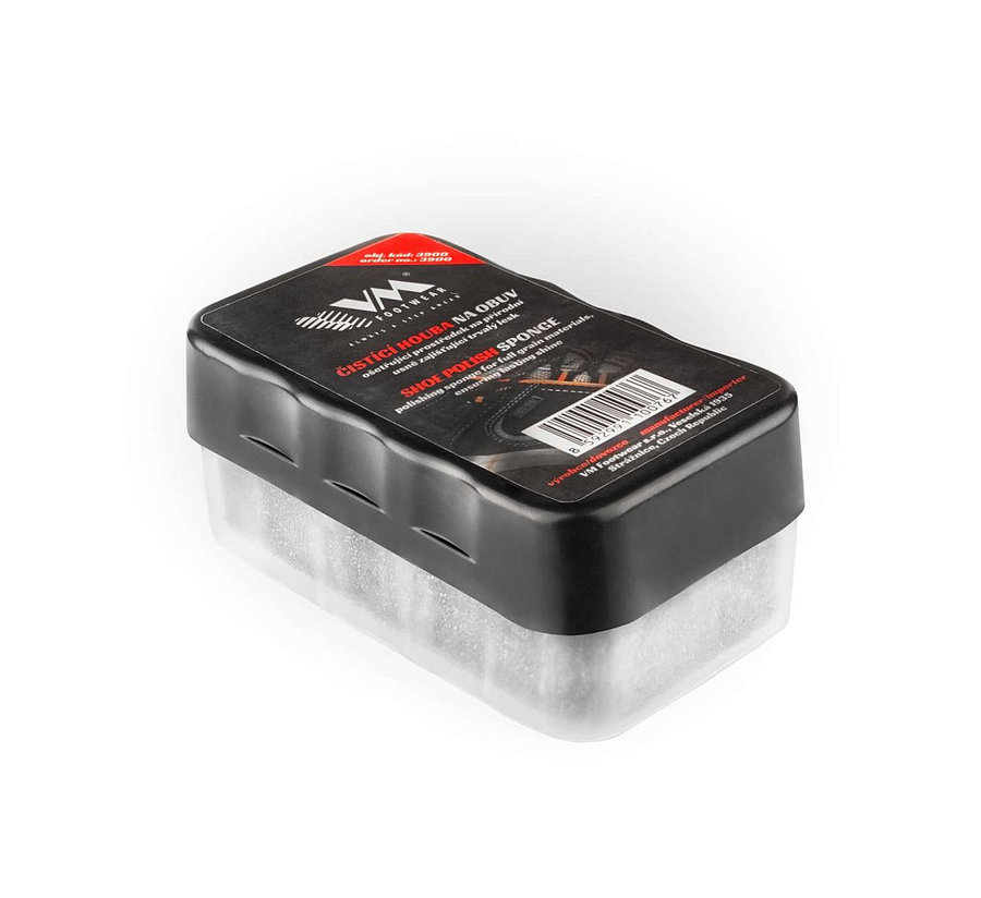 VM Footwear Čistiaca huba s voskom na obuv