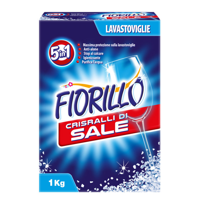 FIORILLO Hrubozrnná soľ do umývačky riadu 5v1 1 kg