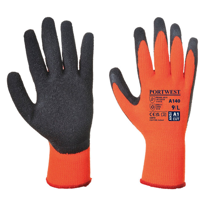 Portwest A140 Thermal Grip Zateplené pracovné rukavice