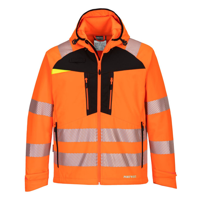 Portwest DX475 DX4 Hi-Vis Reflexná softshellová bunda