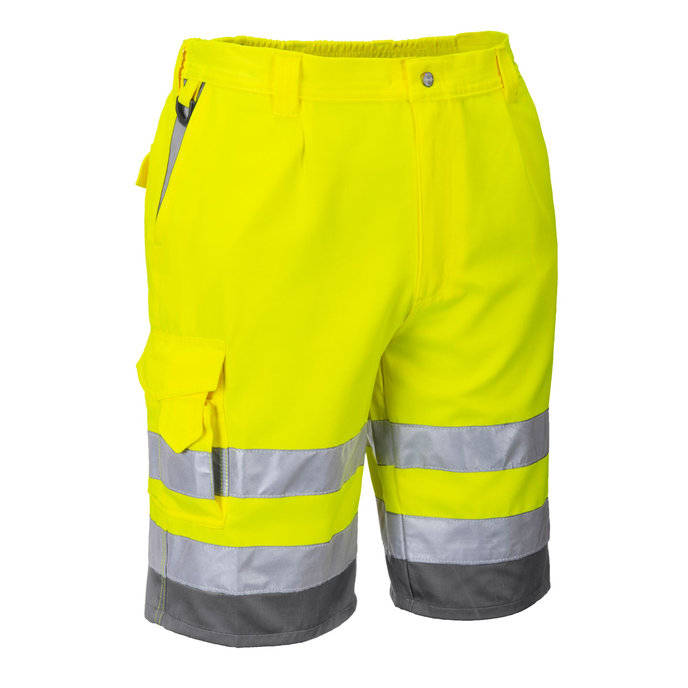 Portwest E043 Hi-Vis Reflexné krátke nohavice