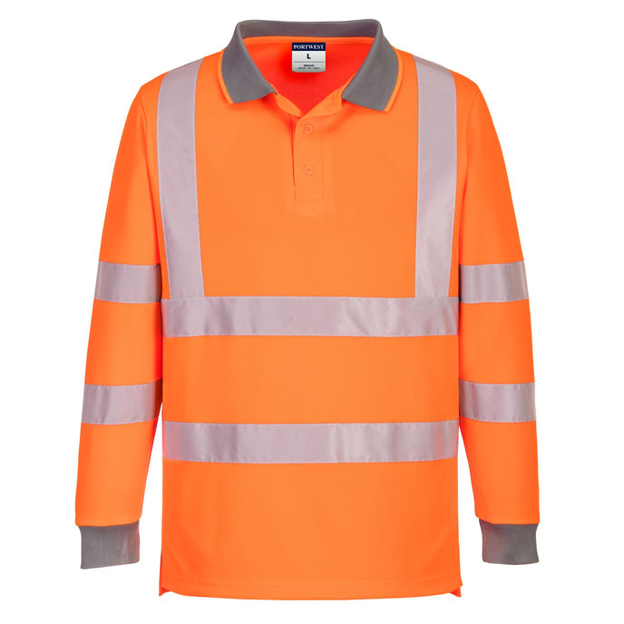 Portwest EC11 Eco Hi-Vis L/S Reflexná polokošeľa (6 ks v balení)