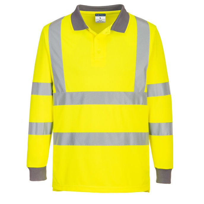 Portwest EC11 Eco Hi-Vis L/S Reflexná polokošeľa (6 ks v balení)