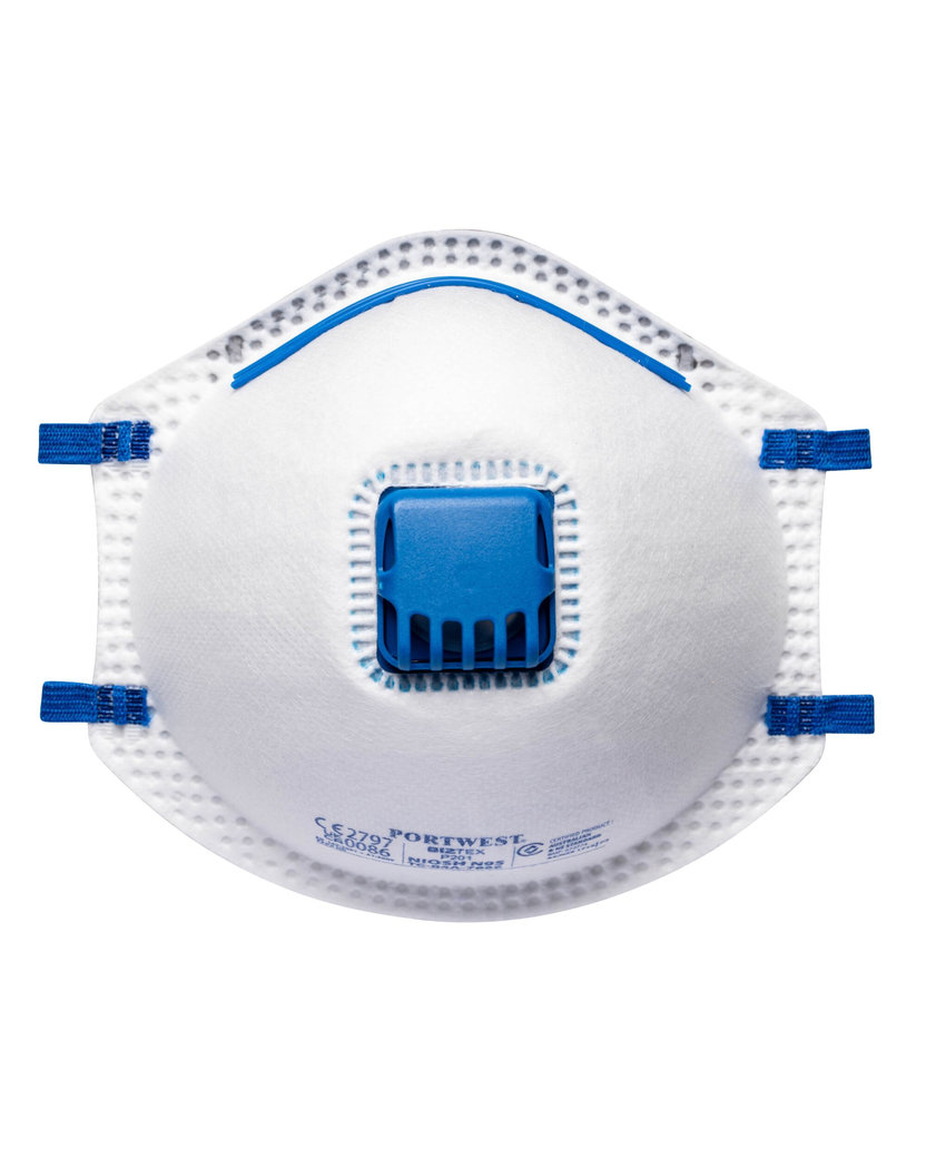 Portwest P201 FFP2 Respirátor s výdychovým ventilom 10 ks