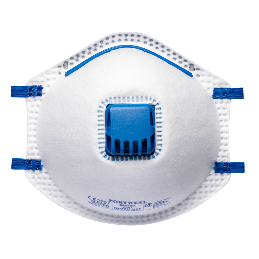 Portwest P201 FFP2 Respirátor s výdychovým ventilom 10 ks