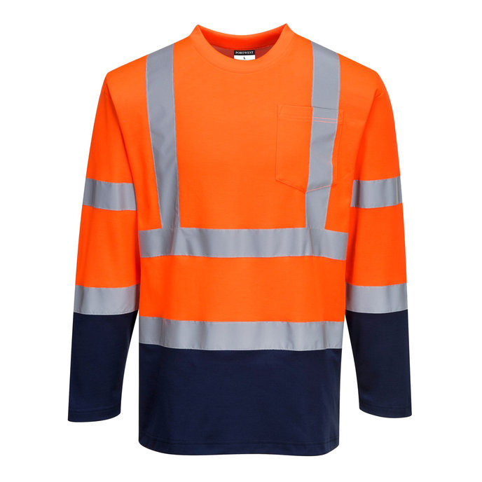 Portwest S280 Hi-Vis Comfort L/S Reflexné tričko s dlhým rukávom