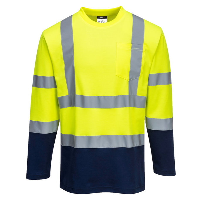 Portwest S280 Hi-Vis Comfort L/S Reflexné tričko s dlhým rukávom