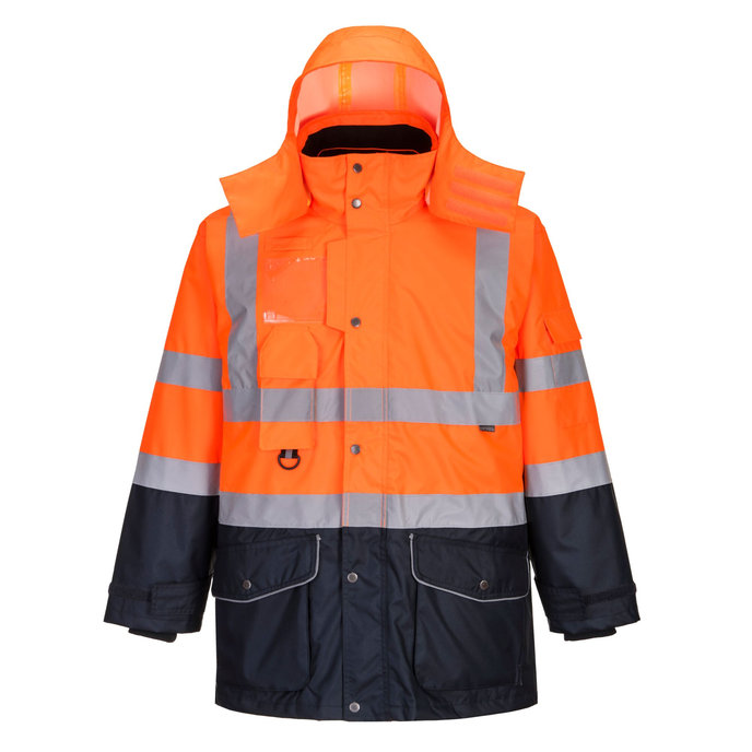 Portwest S426 Hi-Vis Contrast Traffic Reflexná bunda 7v1