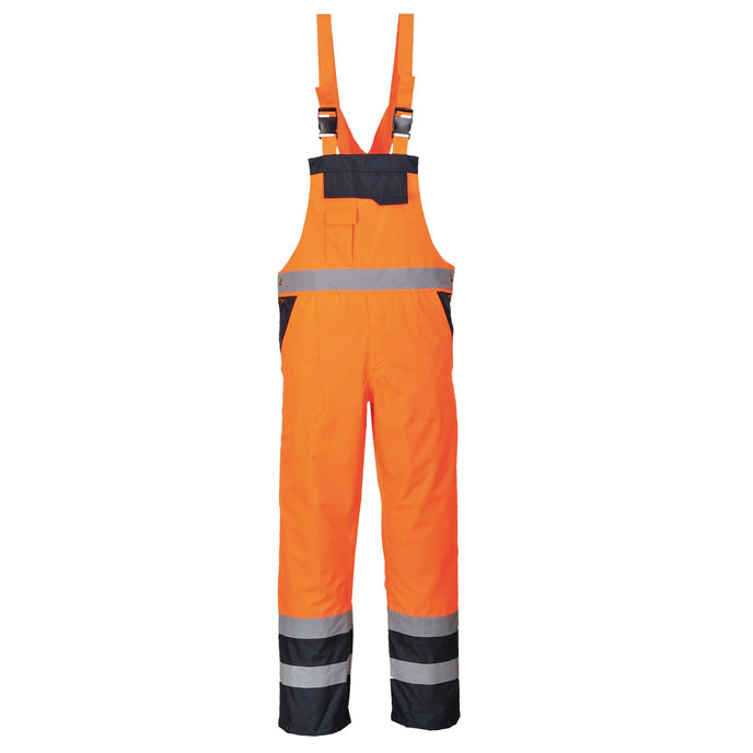 Portwest S489 Hi-Vis Reflexné zimné nohavice na traky